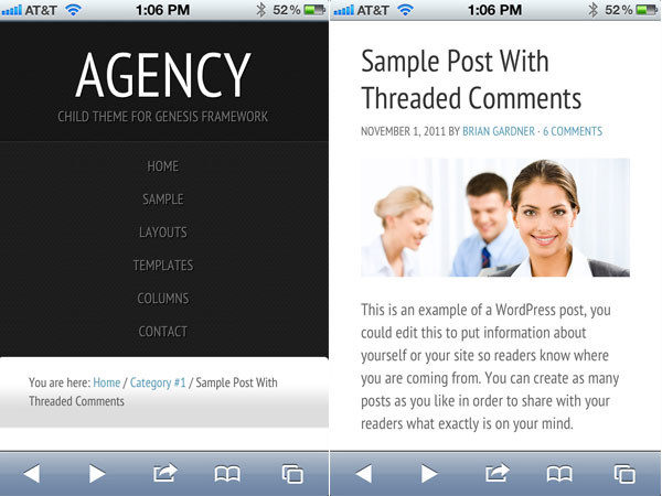 agency-genesis-theme iphone
