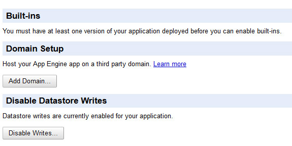 domain setup