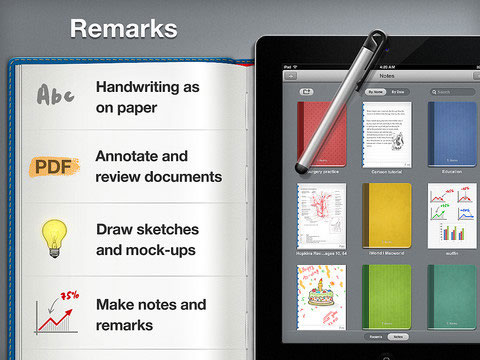 remarks-note-taking-ipad